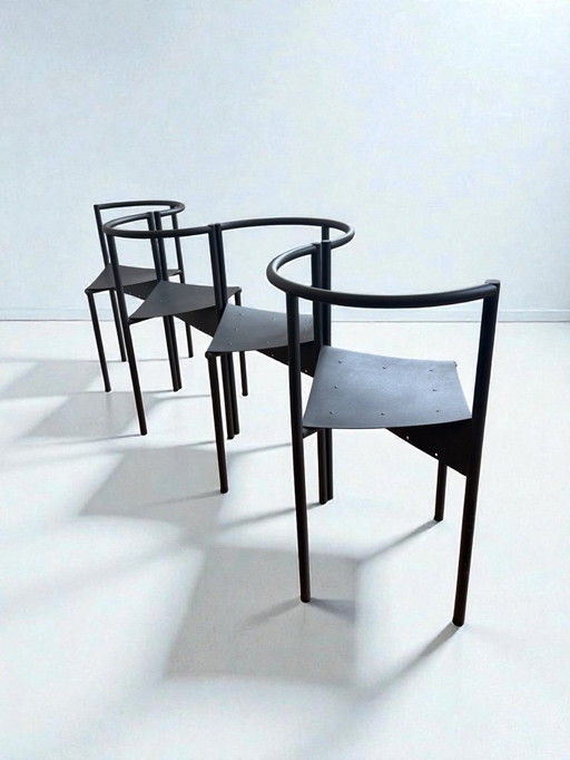 Sillas Wendy Wright de Philippe Starck para Disform, 1986, juego de 4