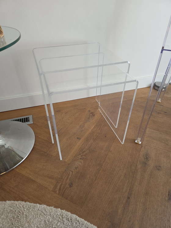 Image 1 of Vintage plexiglas mimiset 2 delig