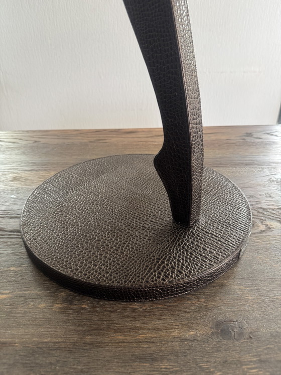 Original Fendi Beistelltisch – Beistelltische, Leather, Metal (photo 13 of 15)