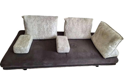 Image 1 of LIGNE ROSET 2-zitsbank model Prado 200x100 cm, Alcantara met 2 rugkussens (oorspronkelijke prijs € 4.100,00) - zo goed als nieuw