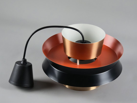 Image 1 of 1970s Vintage GRANHAGA Trava Pendant Lamp By Carl Thore – Swedish Mid-Century Modern Pendant Light.