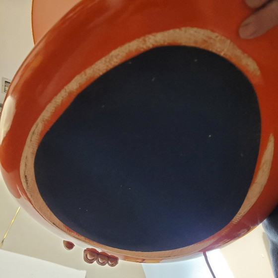 Image 1 of Lampe de table en céramique émaillée, d'après Chatain, style contemporain, années 80 – France