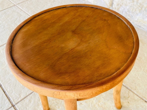 Image 1 of Sgabello in legno curvato di Thonet per FMG Polonia, circa anni '30
