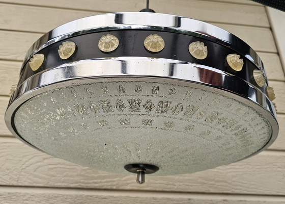 Image 1 of Beautiful vintage Space Age pendant lamp from Philips 70s, 44cmø.