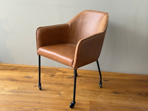 Boxer e set – Dyyk, fauteuils, Leather, Wood