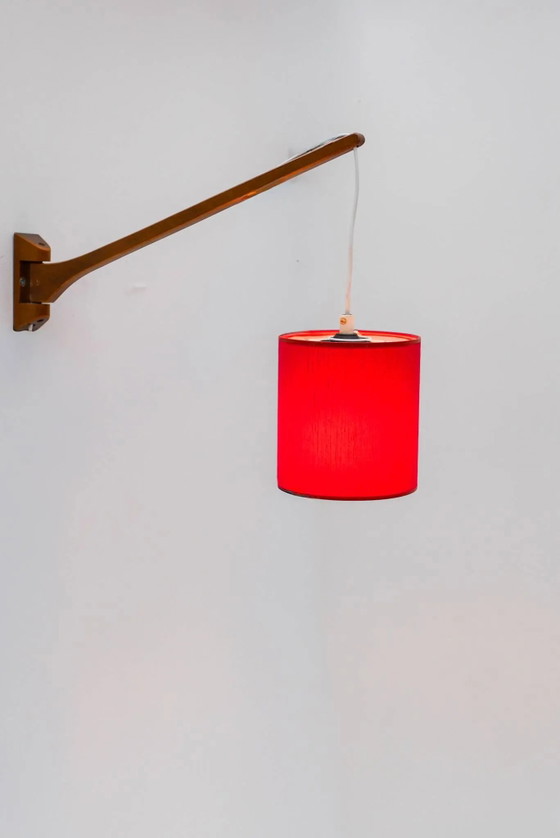 Scandinavian Mid-Century modern Wall lamp/swing teak lamp – Wall lights (photo 3 of 11)