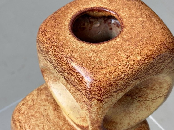 Image 1 of Set di 4 vasi/sculture in ceramica, dalla forma organica, di Bertoncello, Italia, anni '70.