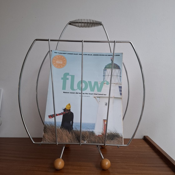 Image 1 of Portariviste in filo d'acciaio sputnik