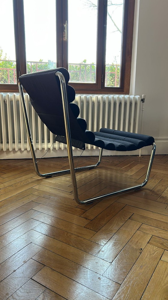 Image 1 of Fauteuil / Chauffeuse 'boudins' suspendus
