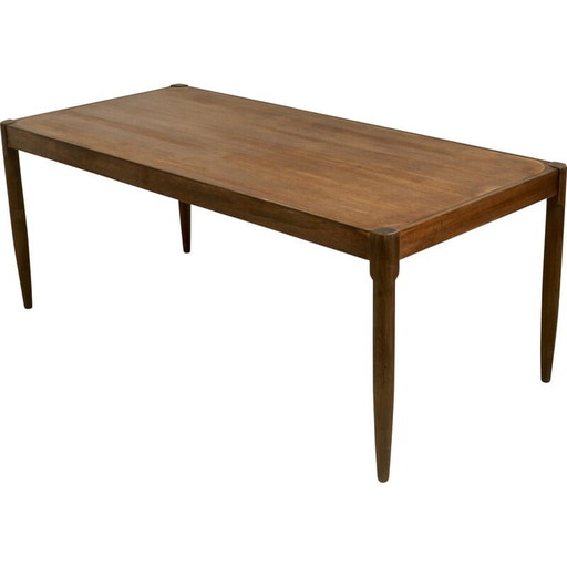 Tavolino da caffè vintage scandinavo in teak, 1960