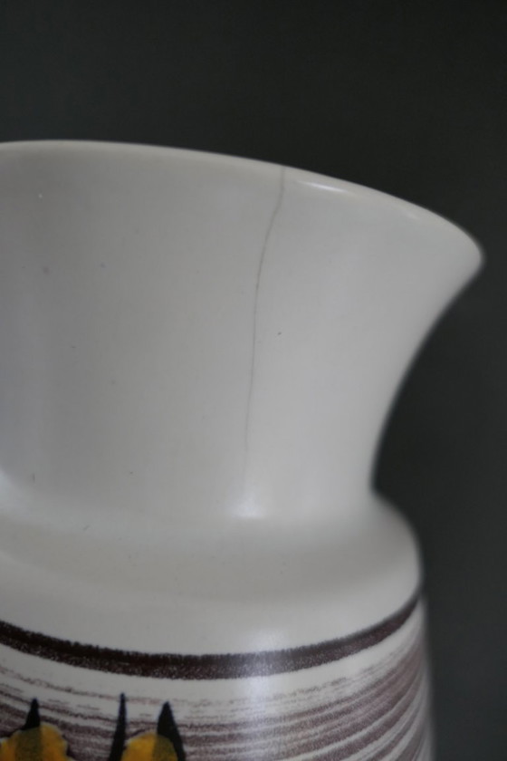 Image 1 of Vintage Bay Keramik grote vaas 526-35 W. Germany