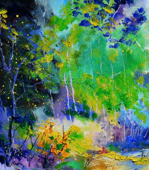 A clearing in summer