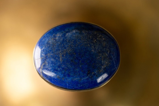 Image 1 of Philippe Hiquily. Hammered and gilded bronze bowl. Signed. 1980s