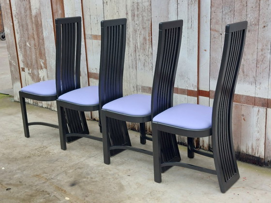 Image 1 of Sedie modello L4k 252 di Liberty, set di 4. Design