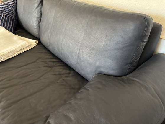 COR Conseta – 3-zits lederen bank – donkerblauw – designklassieker – 3-5 zitsbanken, Leather (photo 3 of 5)