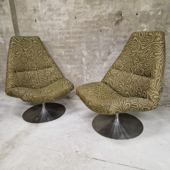 Image 1 of Ensemble Kartell Madonna, fauteuil pivotant vintage