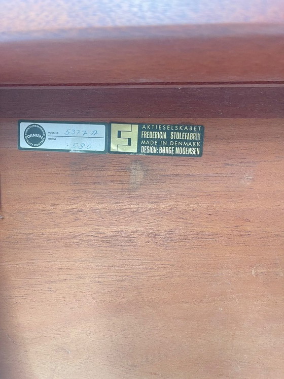 Image 1 of 1970s Mesa auxiliar de Borge Mogensen para Fredericia stoelefabrik