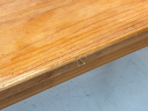 Image 1 of Banc/siège simple en bois de hêtre, Suisse, années 1970