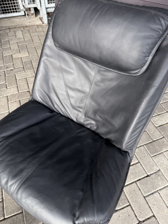 Image 1 of Set vintage Vatne Møbler Falcon di Sigurd Resell: 2 alti + 2 bassi + Hocker