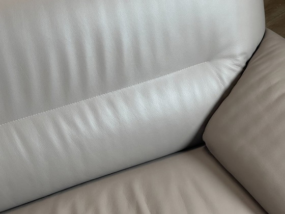 Leolux Bora Balanza - Taupe/Grey Leather | Axel Enthoven – Sofas, Metal (photo 13 of 14)