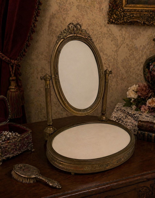 Victorian Mirror 1880 Baroque Style