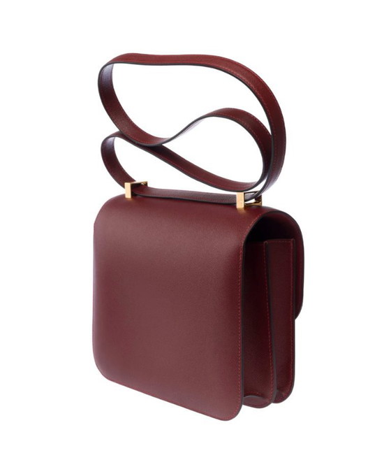 Image 1 of Borsa HERMES Constance en Cuir Rouge - 103287