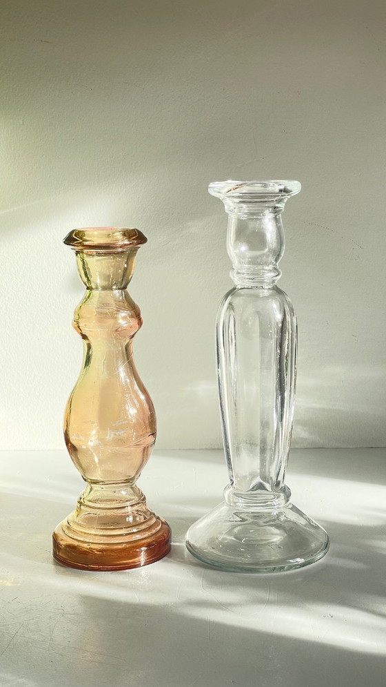 Par de portavelas de cristal transparente – Glass (photo 24 of 30)