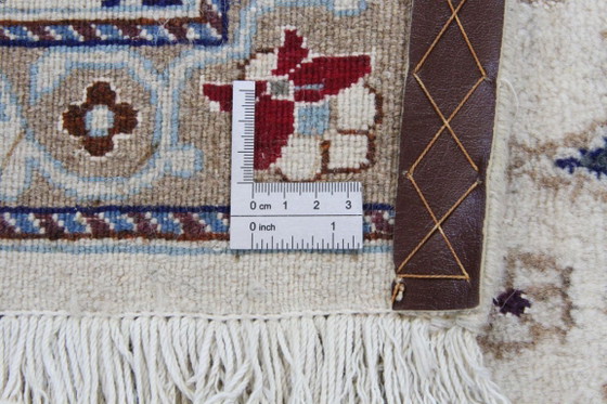 Original Hand-Knotted Persian Rug Nain Kashmari 210 x 200 cm – Rugs & carpets, Wool (photo 15 of 16)