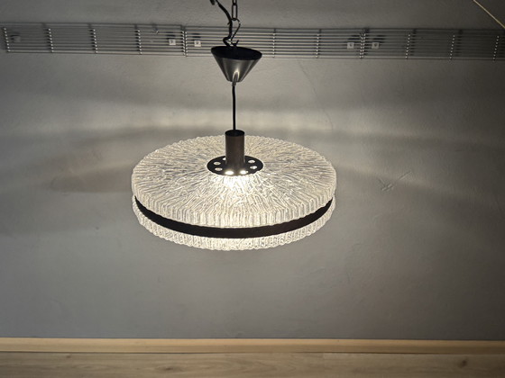 Image 1 of 1960s Plastic Pendant Lamp with Retro Design