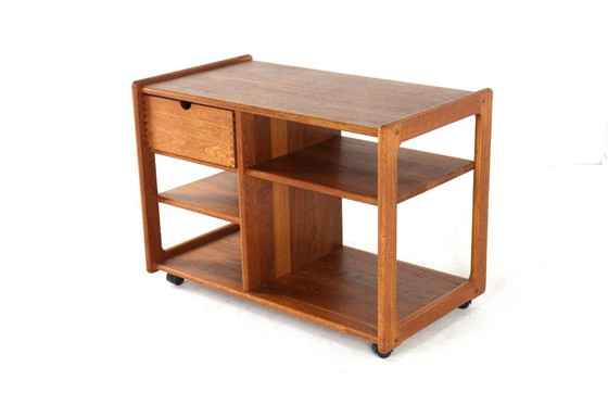 Image 1 of Danish design trolley with drawer vintage