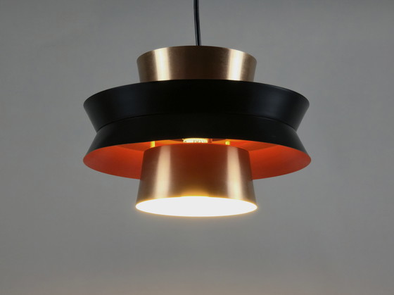 Image 1 of 1970s Vintage GRANHAGA Trava Pendant Lamp By Carl Thore – Swedish Mid-Century Modern Pendant Light.