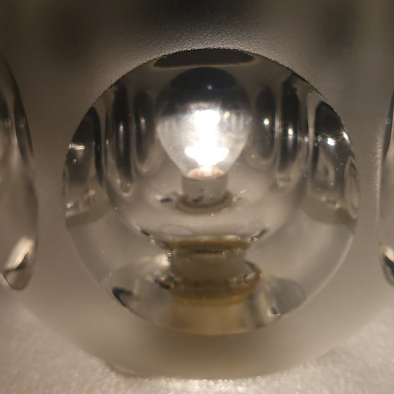 Image 1 of Lampe a Poser Glaçons à Facettes, Peill en Putzler, jaren 1960 en 70