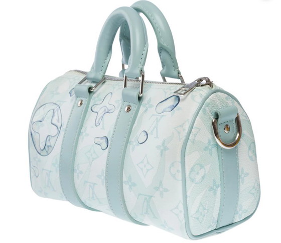 Image 1 of Sac LOUIS VUITTON Speedy en Toile Bleu - 101385