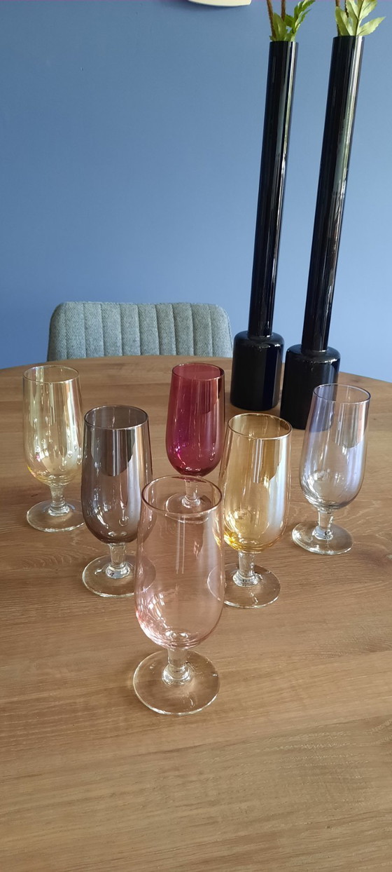 Image 1 of 6 Vintage Dessert Glasses