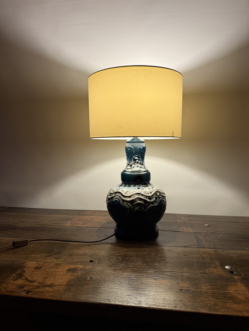 Jaren 60/70 keramische staande lamp