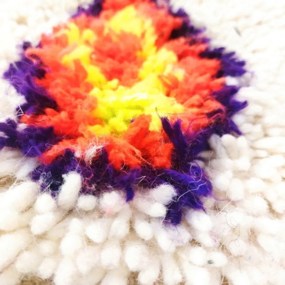 Image 1 of Berber-Azilal-Wollteppich – Symbolik & Schwingungen, handgewebt (254 × 155 cm)