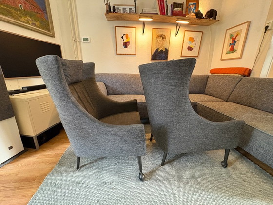 Image 1 of 2x De Padova - Fauteuil Tondo 05 de Vico Magistretti