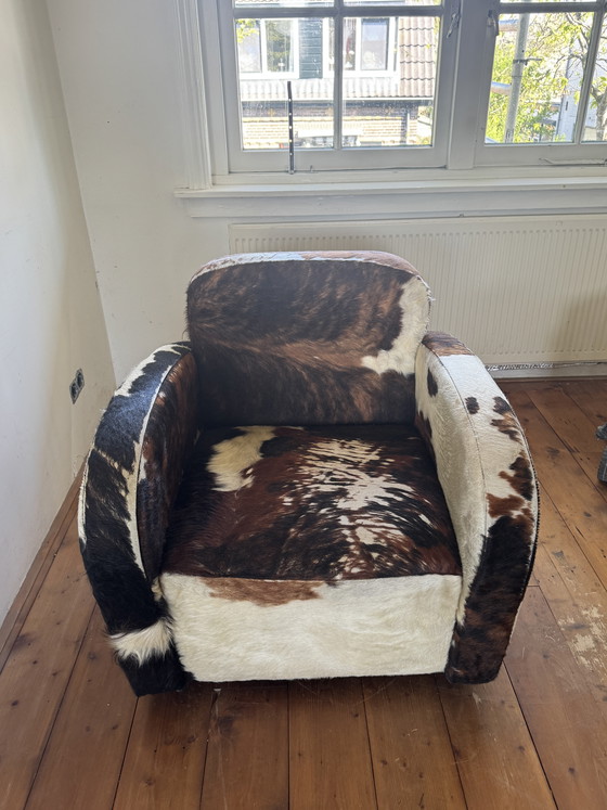 Image 1 of Art deco model koeienhuid