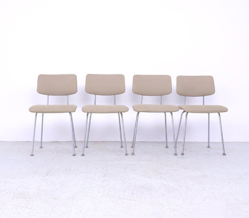 Vintage Gispen stoelen model 1263, A.R. Cordemeijer 1960's