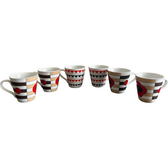 Image 1 of Set of 6 vintage espresso cups by Carlo Moretti