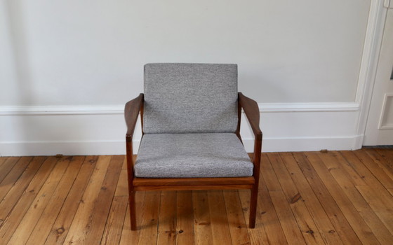 Image 1 of Poltrona vintage scandinava in teak, anni '60