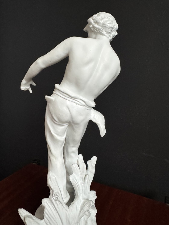 Image 1 of Antique Moreau biscuit porcelain statue