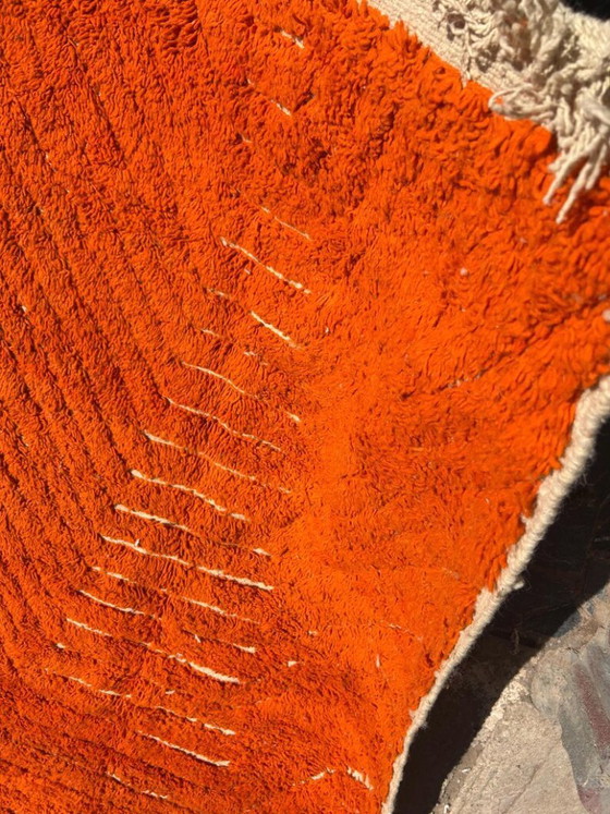 Image 1 of Handgeknüpfter Berberteppich in Orange, 200 cm x 300 cm