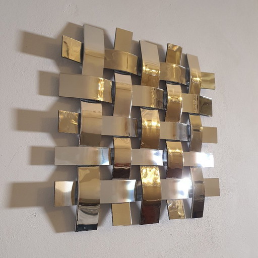 Miroir en aluminium tissé
