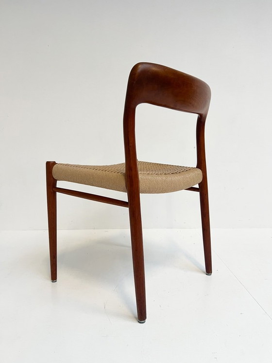Image 1 of Sedia modello 75 restaurata di Niels O. Möller, anni '50
