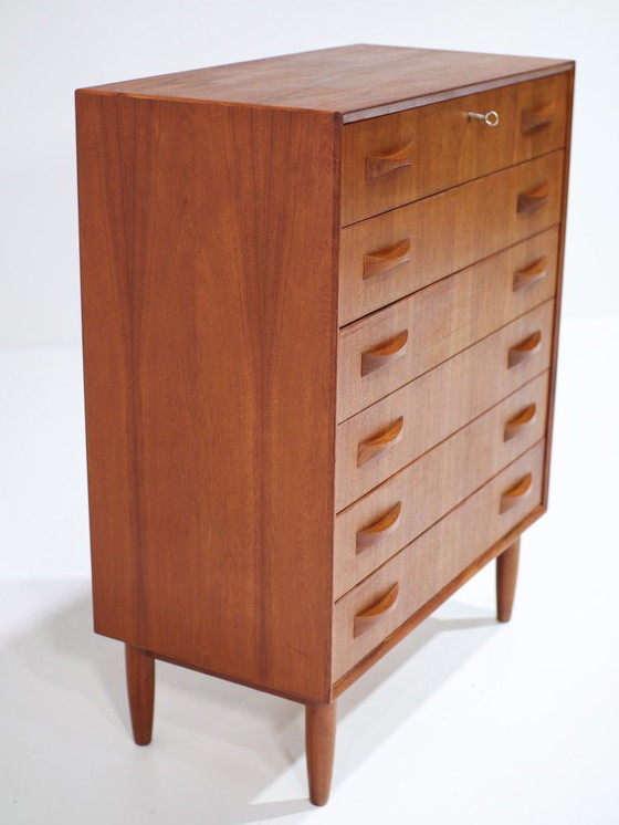 Image 1 of Cassettiera alta in teak danese vintage anni '60