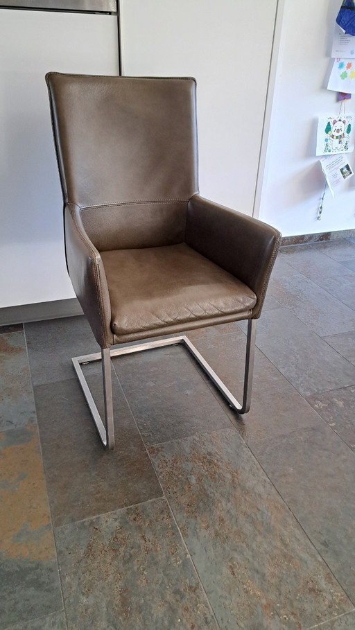 6x luxury dining chair with armrests