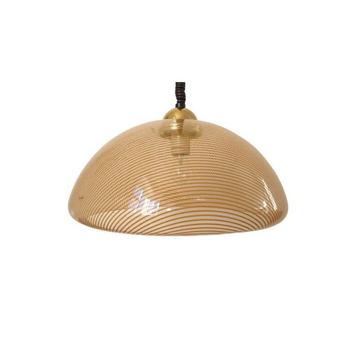 Lampada a sospensione vintage di Harvey Guzzini, Italia, anni '70