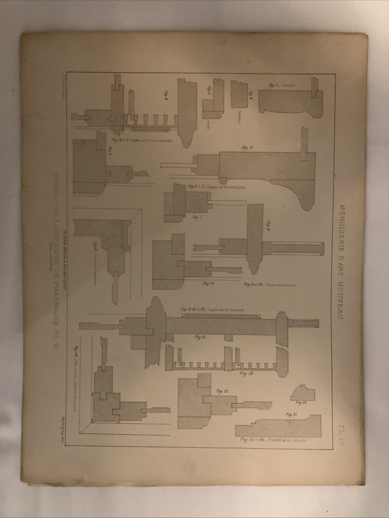 Image 1 of 20 auténticos diseños de carpintería Art Nouveau