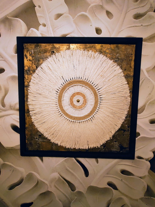 Peinture en macramé
